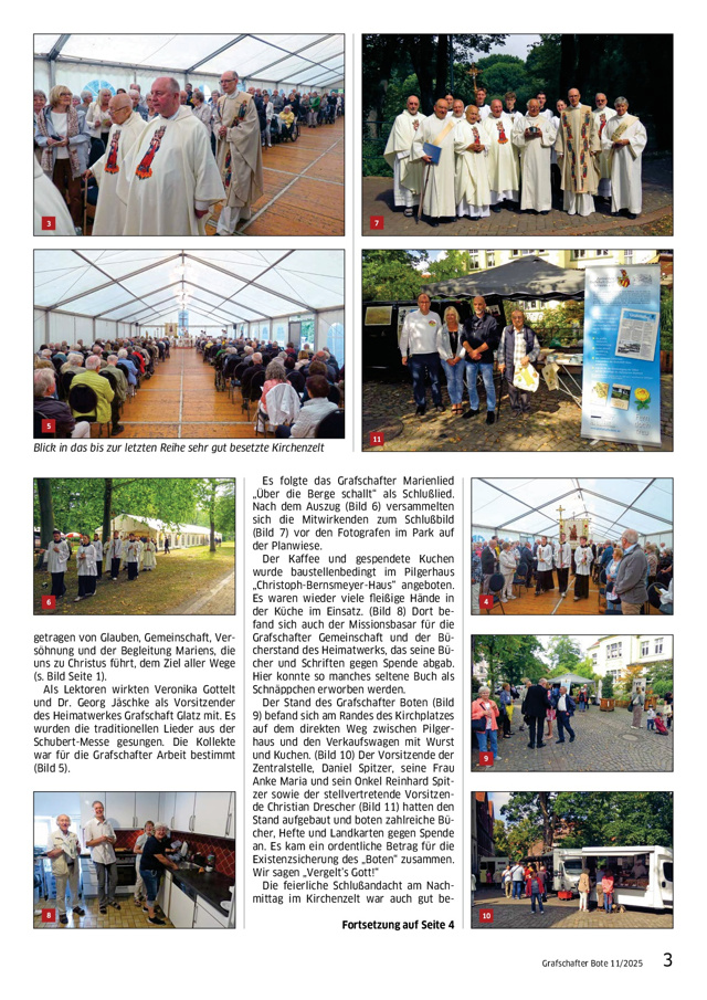 78. Glatzer Wallfahrt nach Telgte 2025:&nbsp;Bericht im &bdquo;Grafschafter Boten&ldquo;
