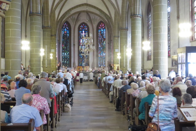 69. Glatzer Wallfahrt in Telgte 2015: Bei der feierlichen Schlußandacht