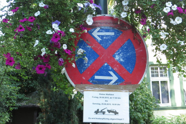 69. Glatzer Wallfahrt in Telgte 2015: Parkverbot für die Glatzer Wallfahrt