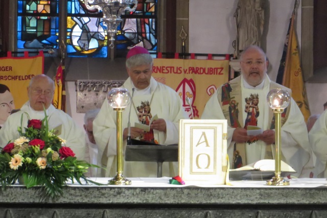 71. Glatzer Wallfahrt in Telgte 2017: Weihbischof Dr. Reinhard Hauke und Pfarrer Martin Karras