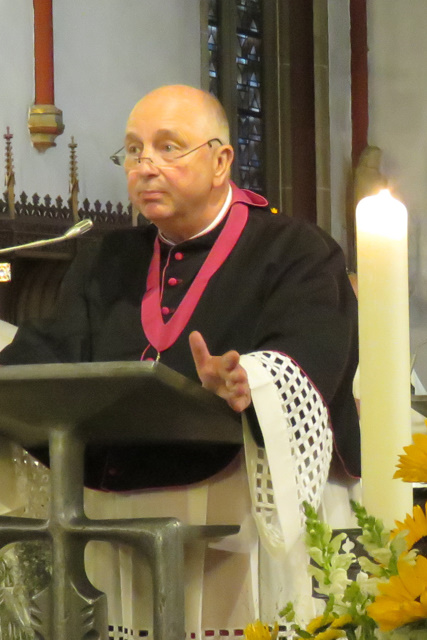 Der Telgter Propst Dr. Michael Langenfeld begrüßte ... die Wallfahrer ... zur Wallfahrtsmesse.